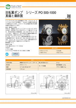 PO 500-1000 series - Fluid-o-Tech