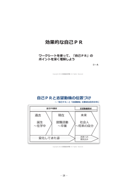 効果的な自己PR