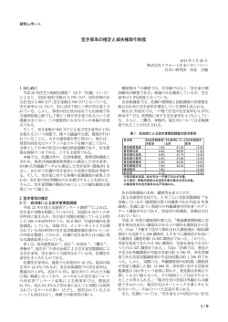 空き家率の推定と滅失権取引制度