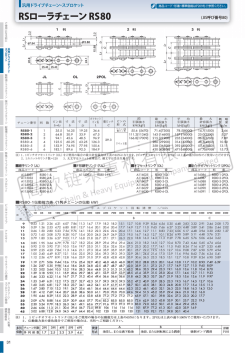 RSローラチェーン RS80