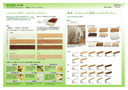 ハイパーフロア シストS・シストS-J 階段 ベリッシュ TR（集成)・シストS