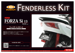 DUGOUT FORZA Si 13(純正ナンバー灯・純正リフレクター仕様)