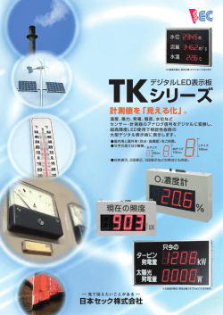 デジタルLED表示板TKシリーズ