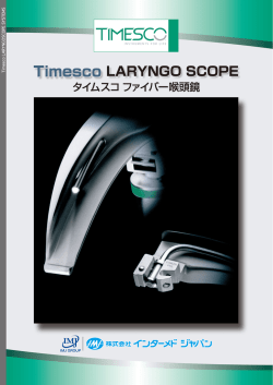 TIMESCO ファイバー喉頭鏡