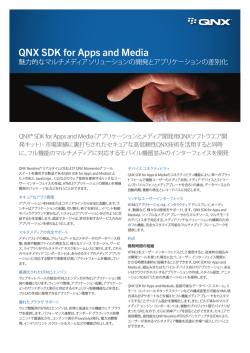 QNX SDK for Apps and Media