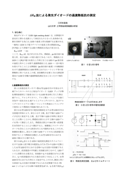 ∆VM 法による発光ダイオードの過渡熱抵抗の測定