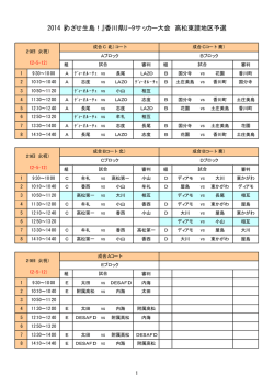 2014『めざせ生島！』香川県U-9サッカー大会 高松東讃地区予選