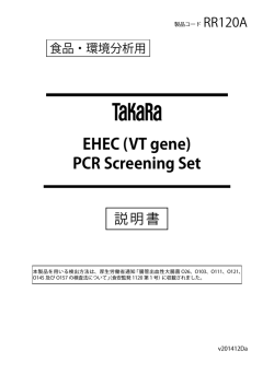 EHEC (VT gene) PCR Screening Set