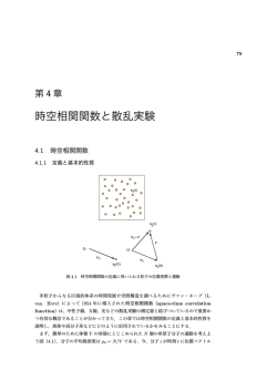 時空相関関数と散乱実験