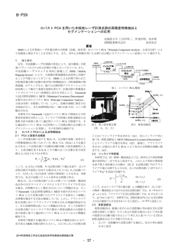 ロバスト PCA を用いた市街地レーザ計測点群の高精度特徴抽出と