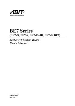 BE7 Series - Elhvb.com