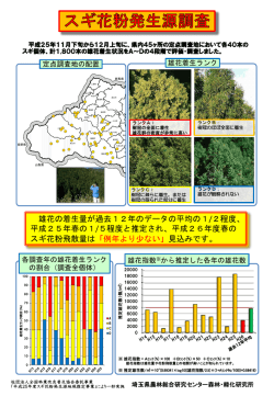 スギ花粉発生源調査（PDF：1025KB）