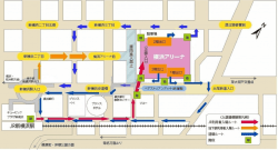 入退場動線図