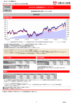 eMAXIS 新興国株式インデックス - 三菱UFJ投信のインデックスファンド