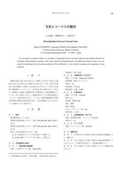 石炭とコークスの鑑別
