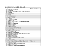 日本プラネタリウム協議会 会員名簿
