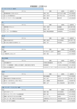 新着図書一覧を掲載しました - 宇都宮大学 男女共同参画推進室