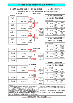 第30回全国スポーツ祭典サッカー大会の記録はこちら