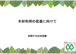 林野庁施策説明 （PDF:3293KB）