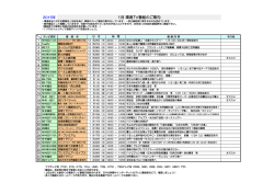 1月 環境TV番組のご案内 - NPO法人エコサポートTGAL