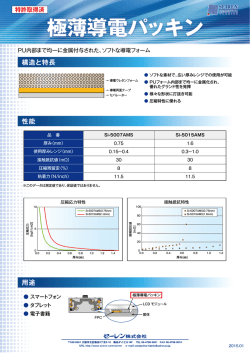 極薄導電パッキン （PDF：503KB）