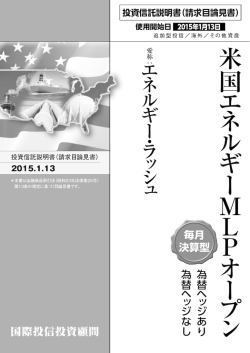 請求目論見書 - 国際投信投資顧問