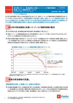 フィデリティ・USハイ・イールド・ファンド 四半期レポート原油価格と米国