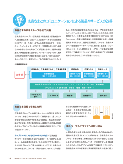 お客さまとのコミュニケーションによる製品やサービスの改善