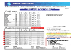 THAILAND 混載 【神戸 / 大阪積み】