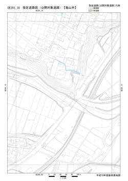 OE291_16 指定道路図（公開対象道路）【亀山市】