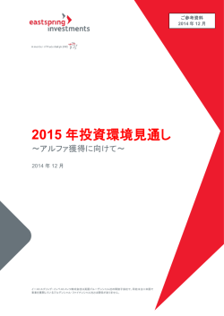 2015 年投資環境見通し