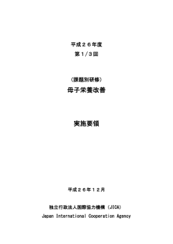 母子栄養改善（PDF/655KB）