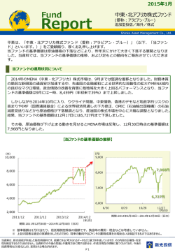 「中東・北アフリカ株式ファンド（愛称：アラビアン・ブルー）」の