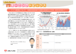 ドイツ経済について 消費者信頼感指数や企業景況感