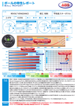 ボールの特性レポート