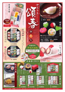 迎春チラシ
