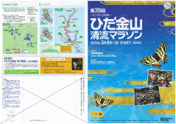 第39回ひだ金山清流マラソン