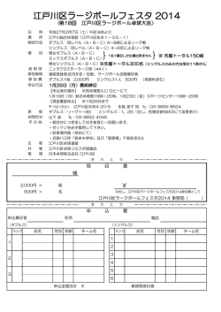江戸川区ラージボールフェスタ 2014