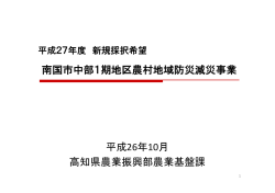 南国市中部1期地区 審査会説明資料[PDF：13MB]