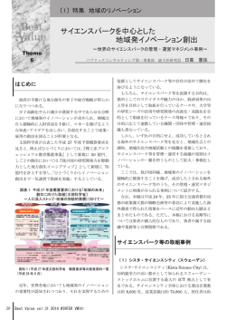 サイエンスパークを中心とした地域発イノベーション創出～世界の