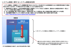 システム刷新に関するシステム構築体制等