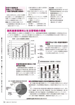 国民健康保険料と生活習慣病の関係