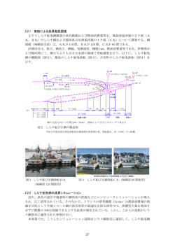 2.2.1 実船による漁具動態調査 2そうしらす船曳網操業の漁具動態および