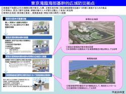 東京湾臨海部基幹的広域防災拠点（PDF）