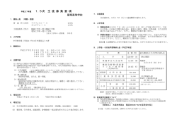 平27年度1.5次募集要項