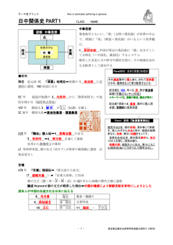 日中関係史 PART1