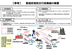 【参考】 都道府県防災行政無線の概要