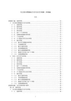 社会資本整備総合交付金交付要綱 附属編