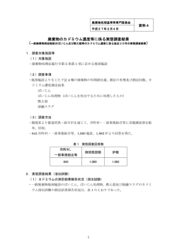 廃棄物のカドミウム濃度等に係る実態調査結果