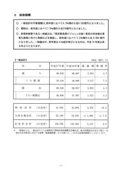 2 財政規模